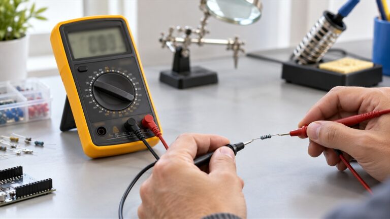 200 ohms on multimeter
