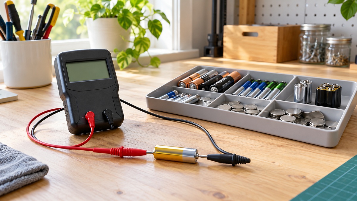 Battery tester for small batteries