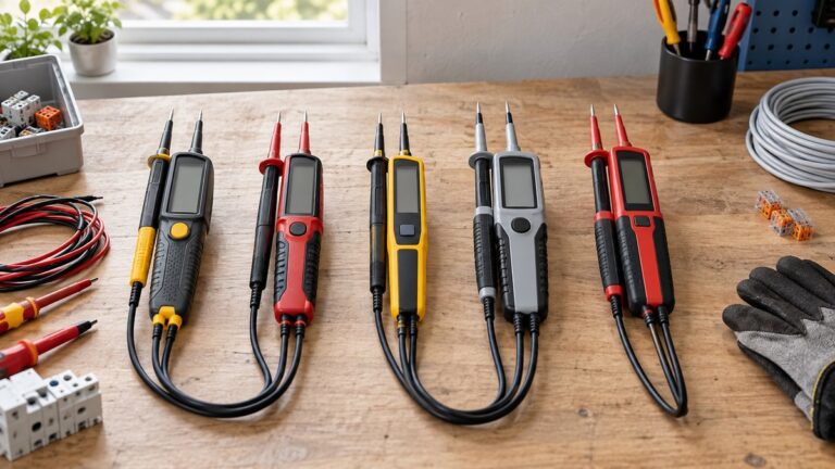 Editorial comparison scene for best wera voltage tester.