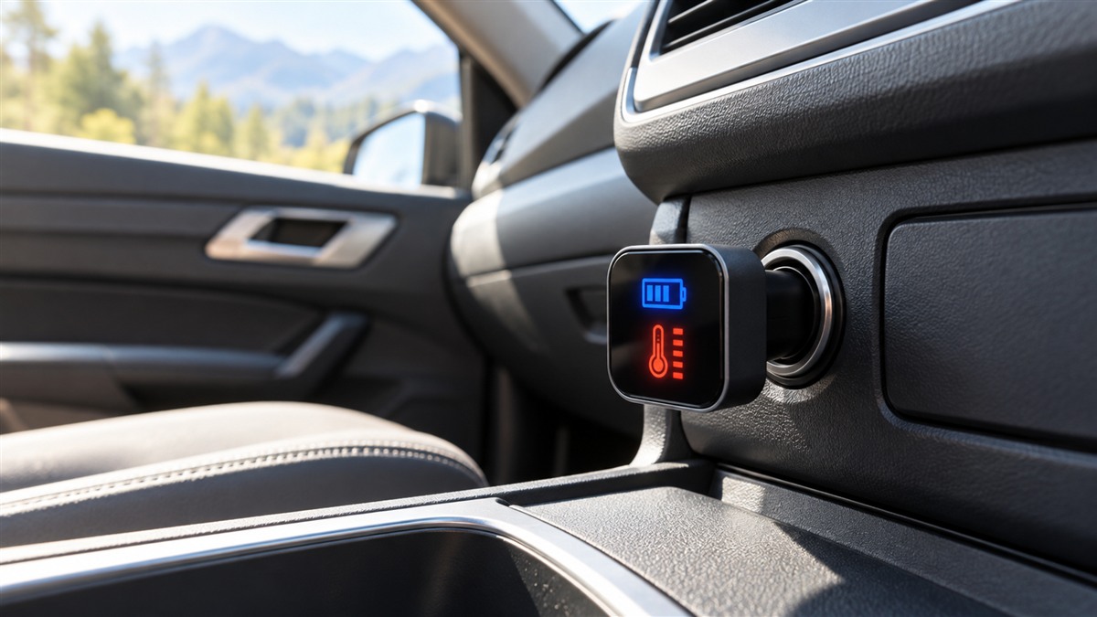 Drok digital dc voltage 10 170 degree fahrenheit temperature monitor car review