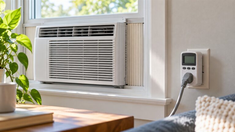 How many watts does a window ac use