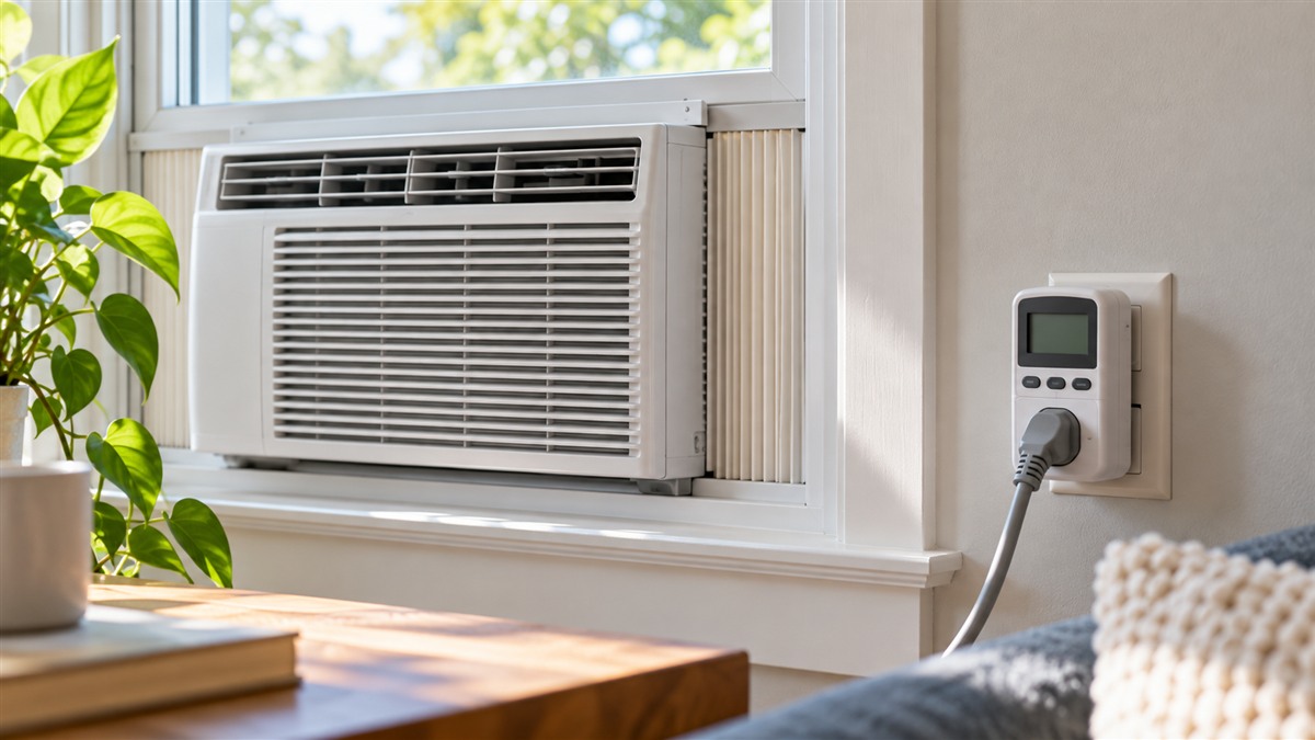 How many watts does a window ac use