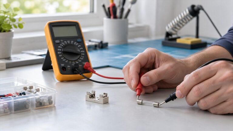 How to check a fuse with a multimeter