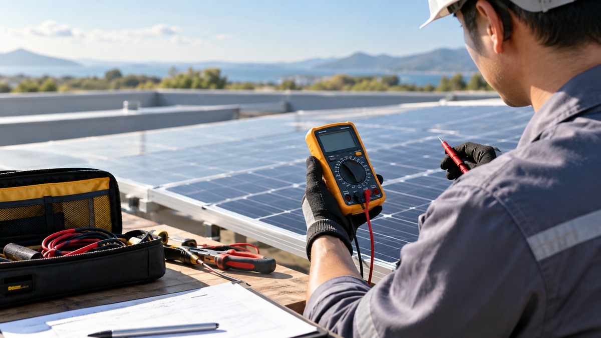 How to choose a multimeter for solar panel testing