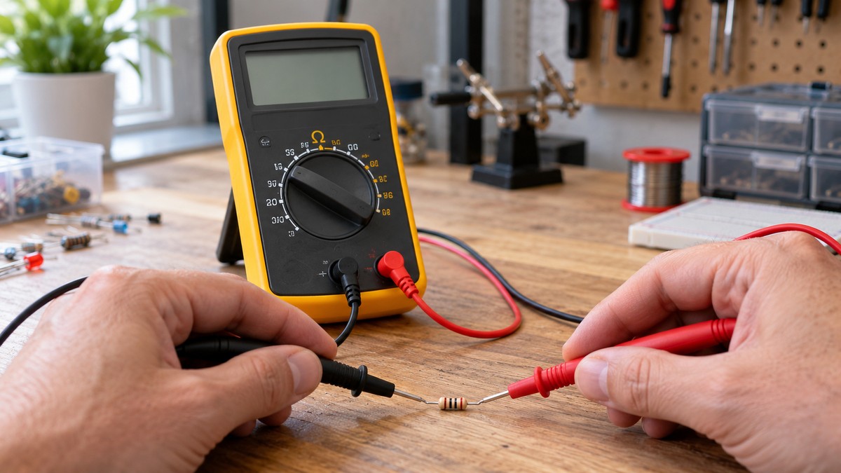 How to Set a Multimeter to Ohms (Resistance)