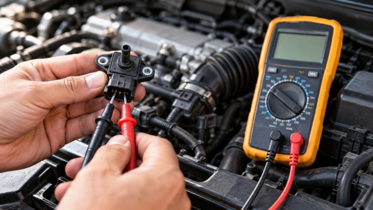 How to Test a Car MAP Sensor With a Multimeter