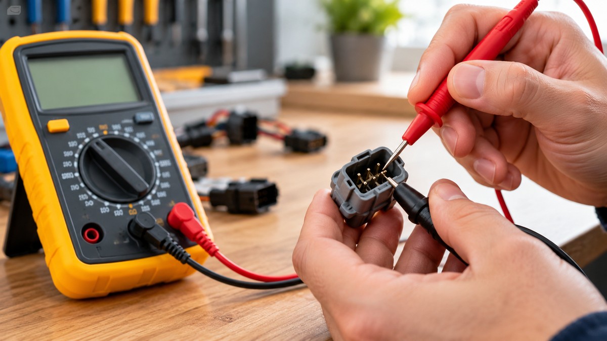 How to Test a Connector Pin With a Multimeter