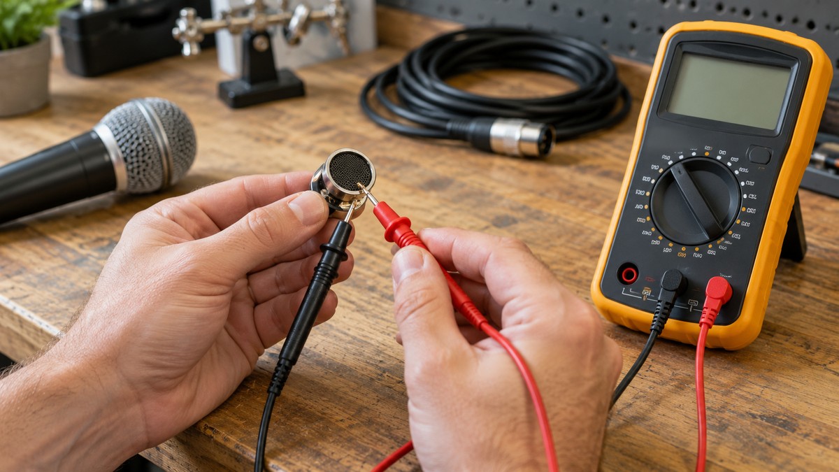How to Test a Microphone With a Multimeter