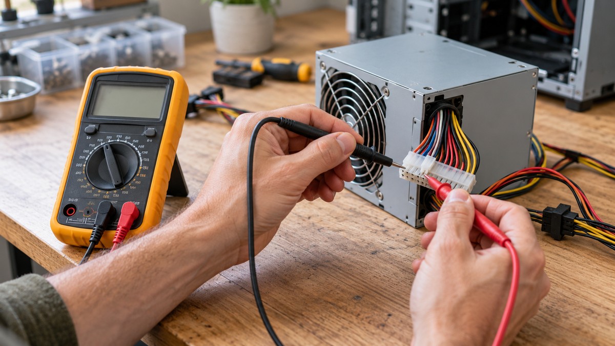How to Test a Power Supply With a Multimeter