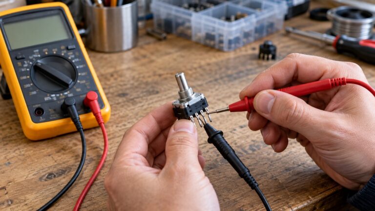 How to Test a Rotary Encoder With a Multimeter