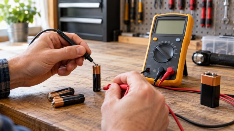 How to Test AA and 9V Batteries With a Multimeter