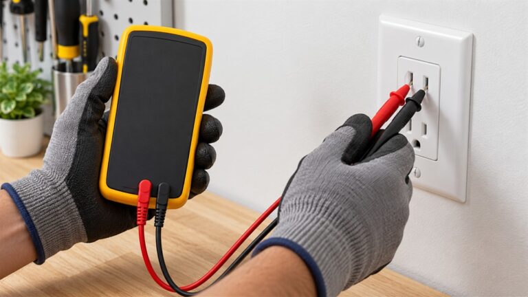 How to test an outlet with a multimeter