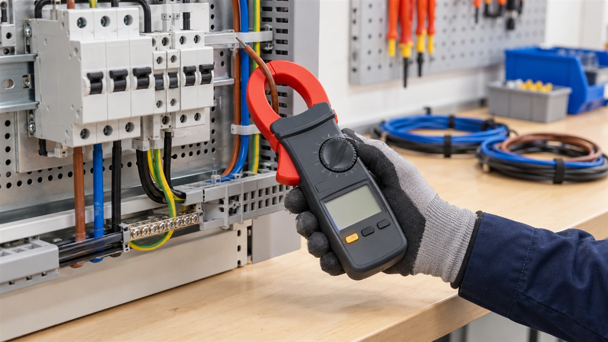 How to use a clamp ammeter