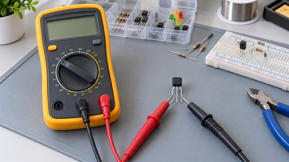 Npn transistor test